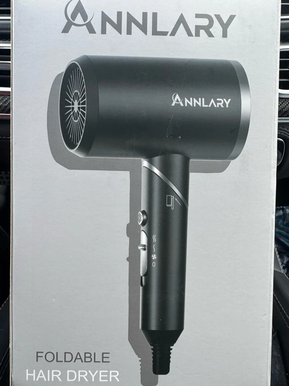 Hair Dryer with Comb, 1800W Blow Dryer with Diffuser for Curly Hair, Plasma Ioni